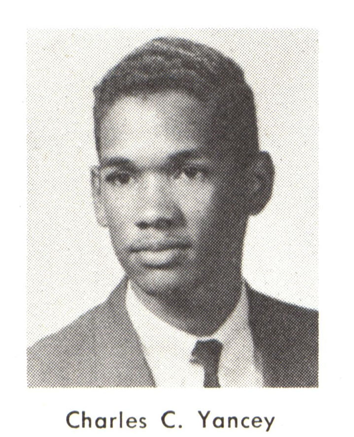 Black and white photo of Charles Yancey (A70) from the Freshman Directory.