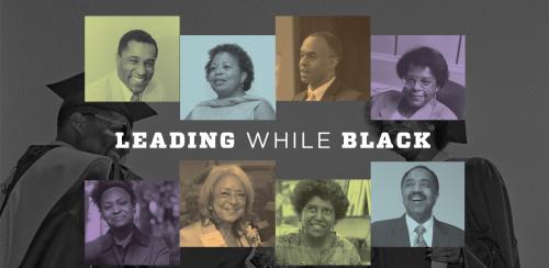 Heroes collage for the Leading While Black project