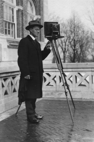 Melville Munro with his camera