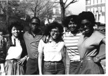 Stephane Jasmin, Jerry DeBerry, Cynthia Wong, Valerie Norris, and Danita Tankersly circa 1985.