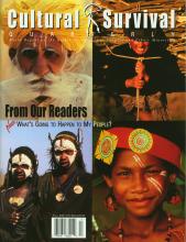 Cover of Cultural Survival Quarterly 2001